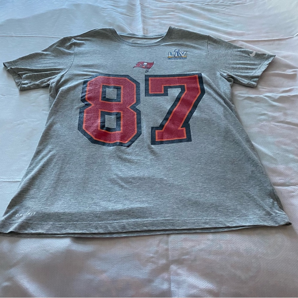 Tampa Bay Buccaneers Rob Gronkowski Nike Tee Size L